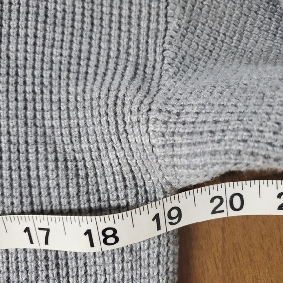 Michael Kors Womens Knit Sweater Size M Gray Neutral Casual Chic Gorpcore Sporty - Picture 5 of 11